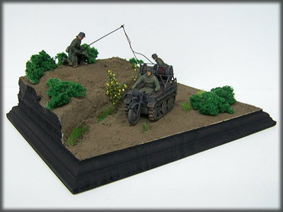 Kettenkrad Cable Layer Diorama